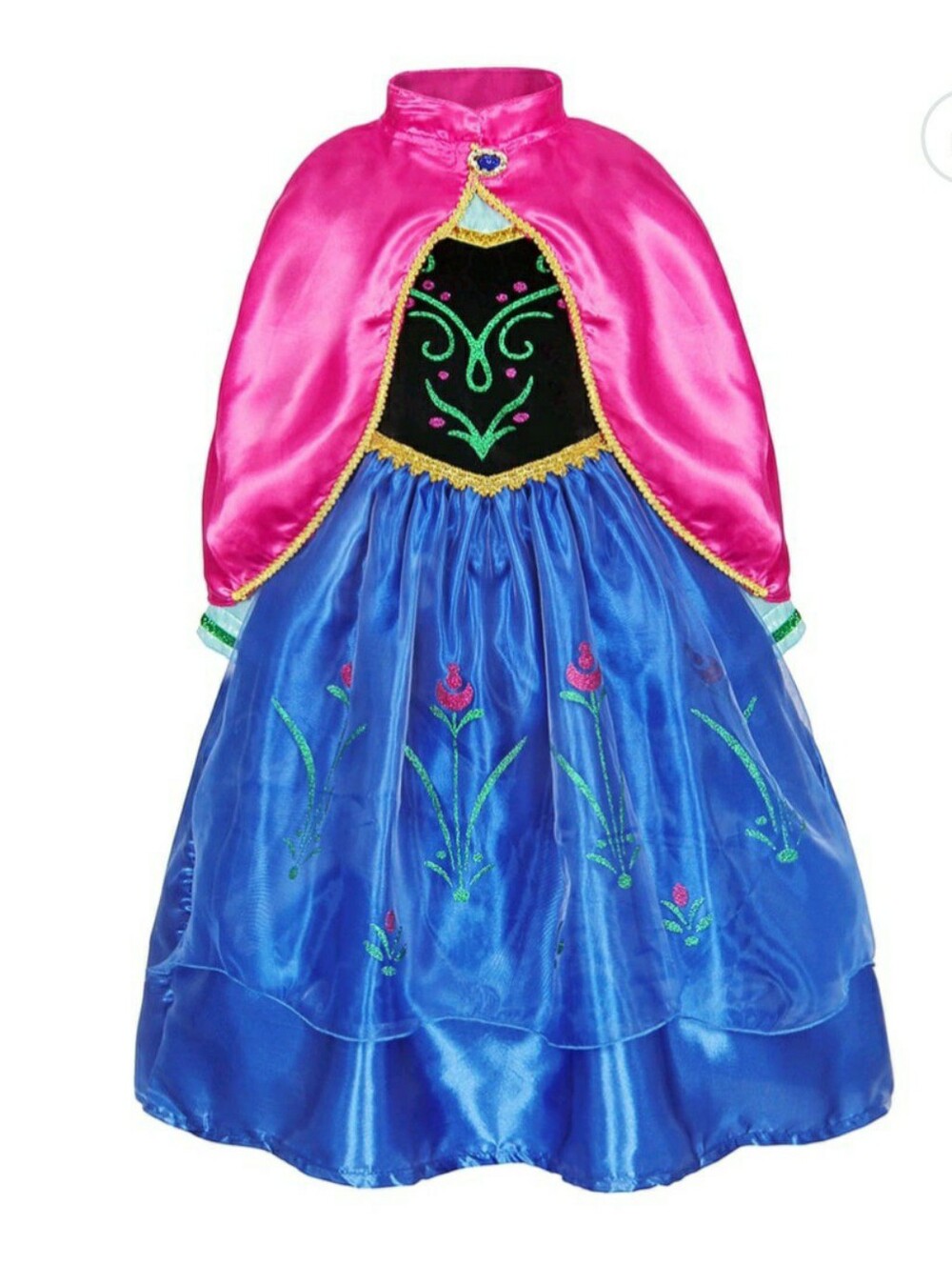 ANNA Girls Frozen Princess Party Costume 4-6x